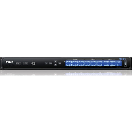 MOTU 112D - Thunderbolt Audio Interface with 112 Digital Channels Front