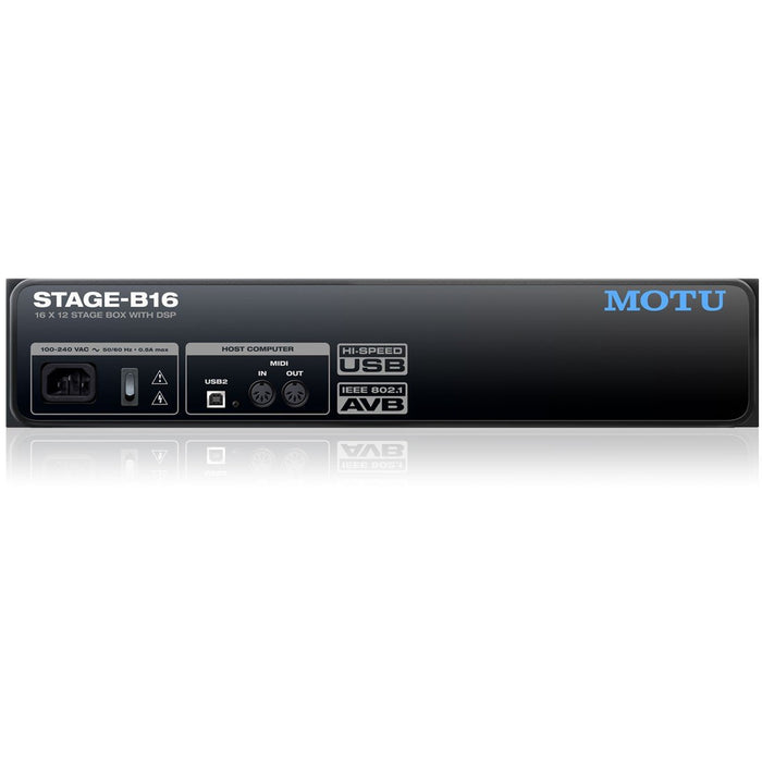 MOTU Stage-B16 - 16-Input Stage Box and Audio Interface with DSP & Mixing