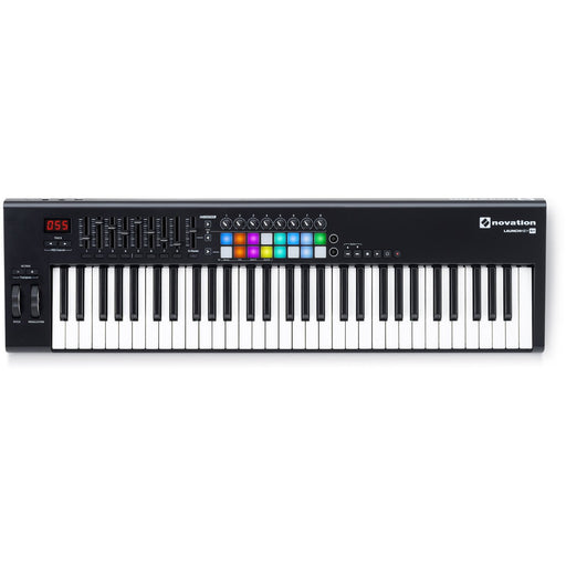 Novation LaunchKey 61 MK2 - 61 Key Keyboard Controller with 16 RGB Launch Pads Top