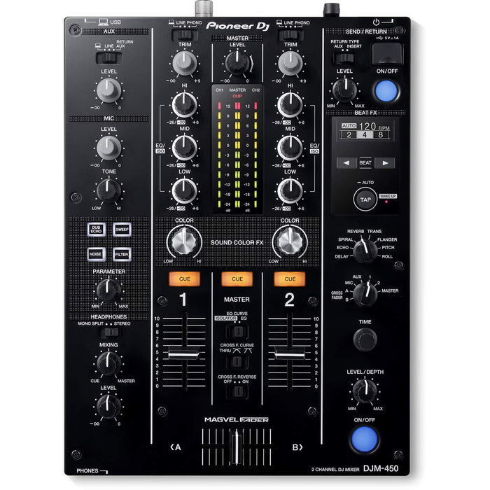 Pioneer DJM450 - 2 Channel DJ Mixer Top
