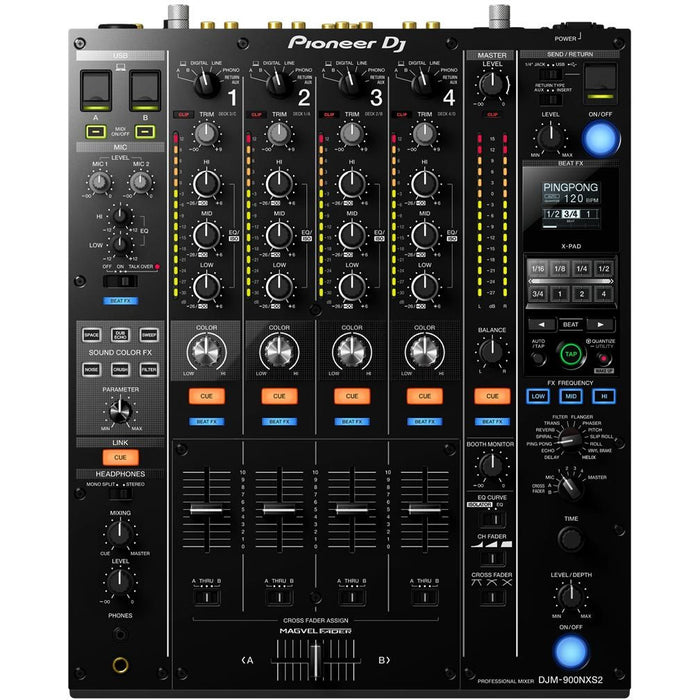 Pioneer DJM-900NXS2 - 4 Channel Pro Grade High End Digital Mixer
