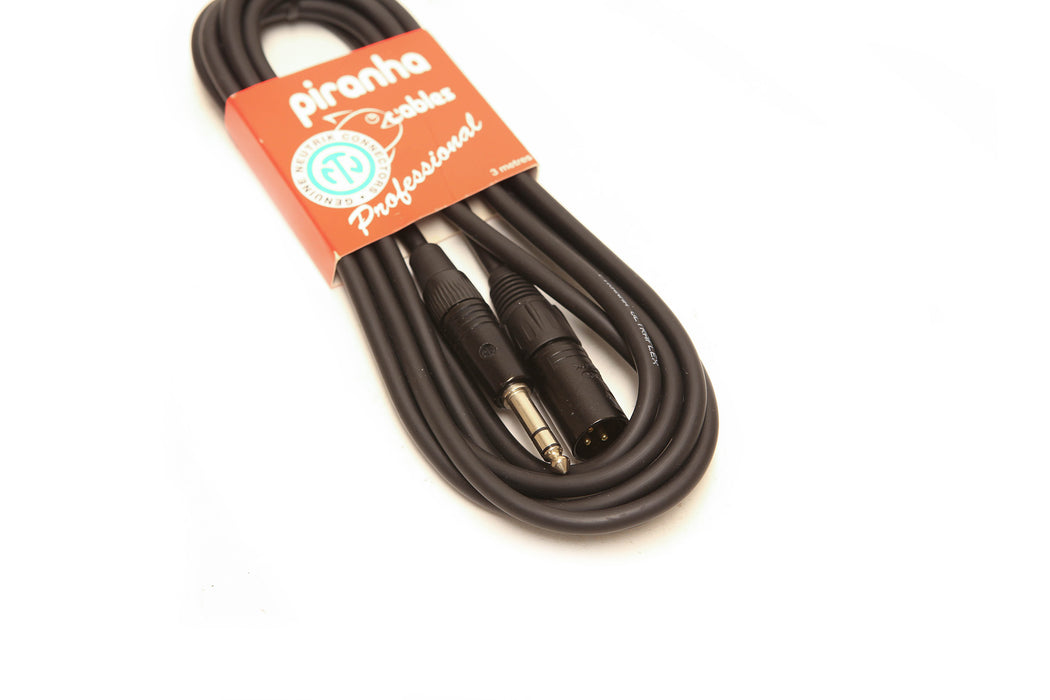 Piranha Cable 3Mtr F-XLR to Stereo Jack