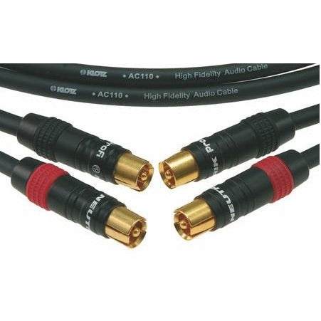 Klotz-Neutrik-3m-Dual-Phono-Cable