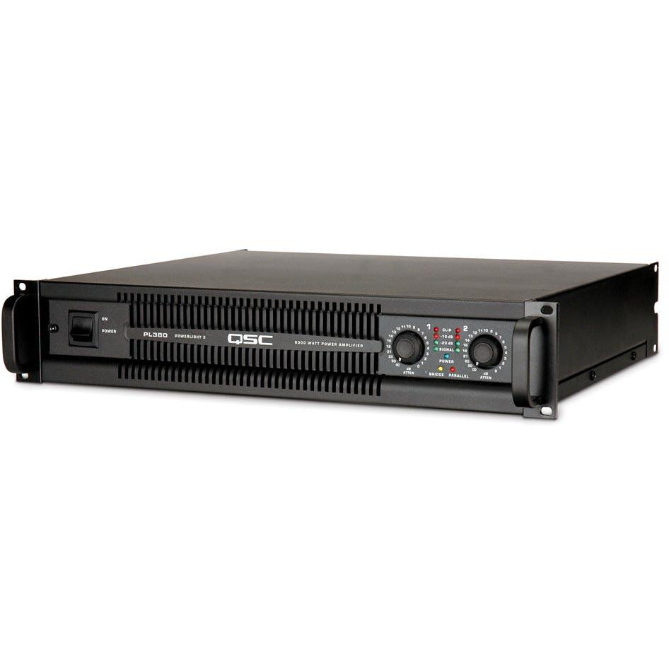 QSC PL 380 - 2 Channel, 2500w Ch @ 4 ohm — Studiocare