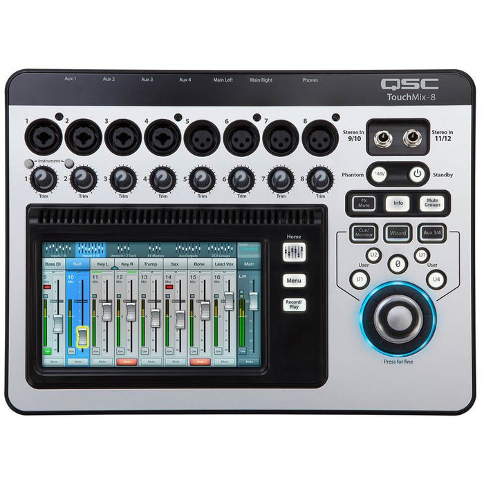 QSC TouchMix-8 - Touch-Screen Digital Audio Mixer