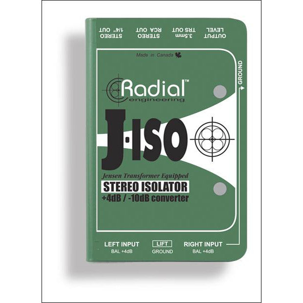 Radial Engineering J-ISO - Balanced to Unbalanced Converter. Full Range