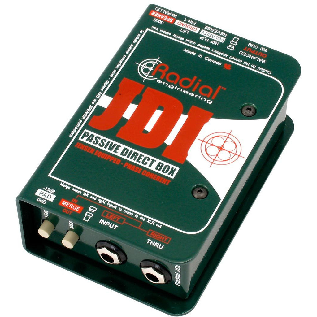 Radial JDI パッシブダイレクトボックス Radial JDI Passive DI — Studiocare
