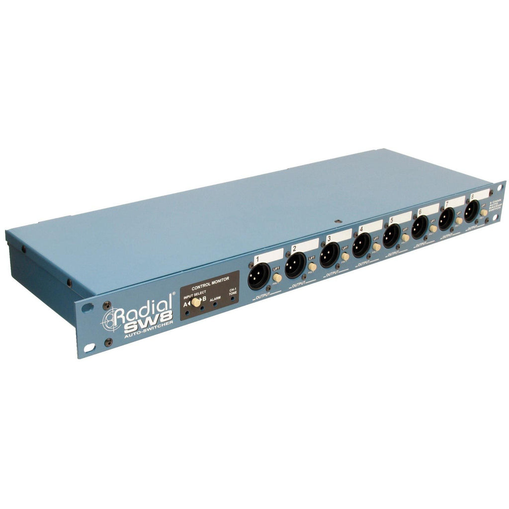 Radial SW8 USB（8ch AUTO SWITCHER） Radial Engineering SW8 - 8 Channel Auto-Switcher — Studiocare