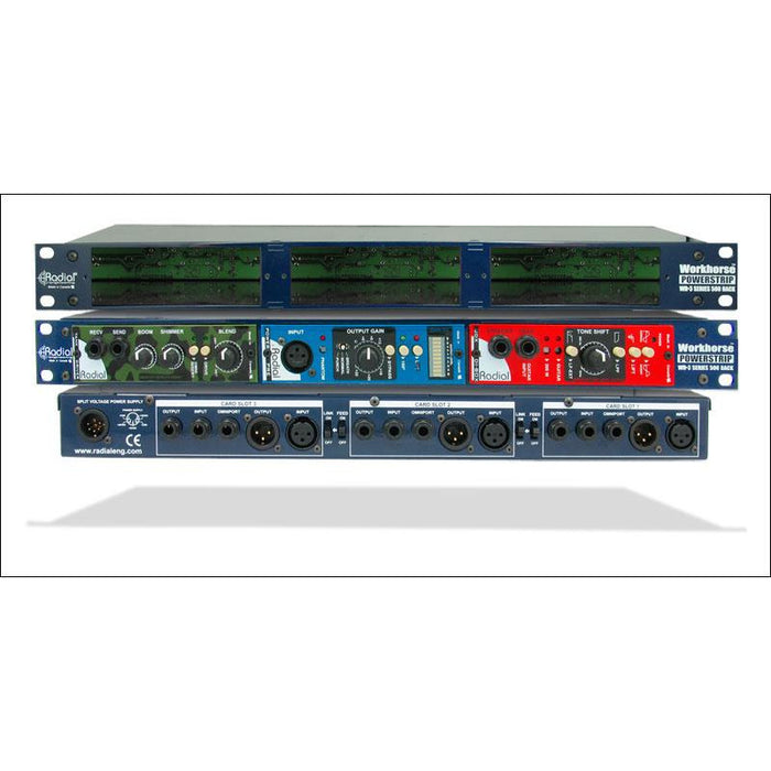 Radial Engineering PowerStrip - 1u 3-Slot Chassis for LB Modules