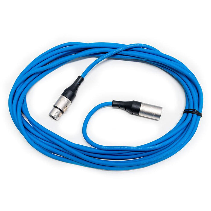 Neutrik/Rean Moulded XLR Cable - 20ft/6m - Blue