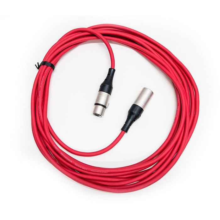 Neutrik/Rean Moulded XLR Cable - 20ft/6m - Red