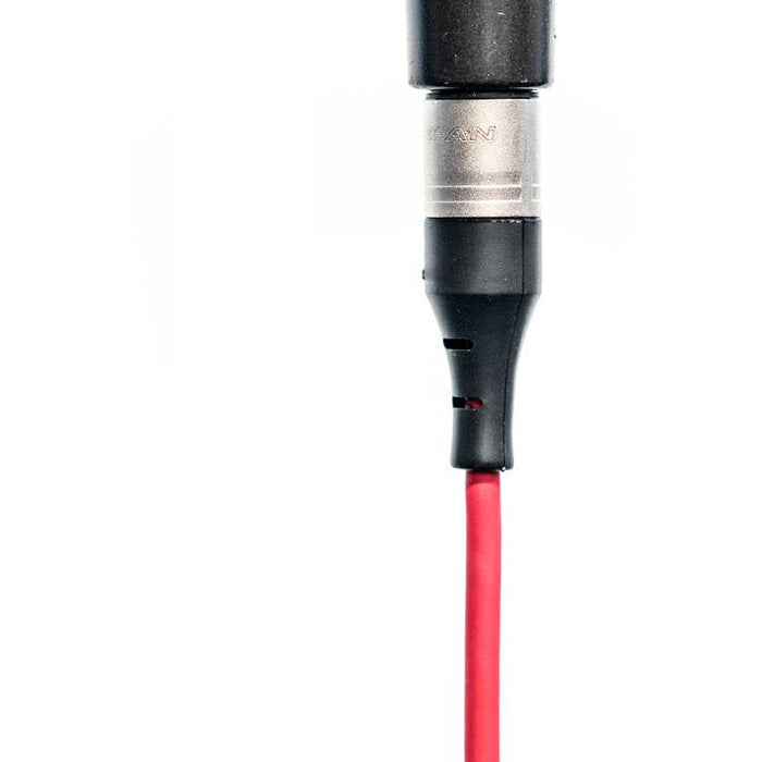Neutrik/Rean Moulded XLR Cable - 20ft/6m - Red