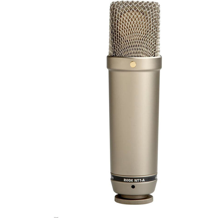 Rode NT1A Vocal Pack - Studio Cardioid Condenser Mic with Pop Shield, Shock Mount & 6m Cable