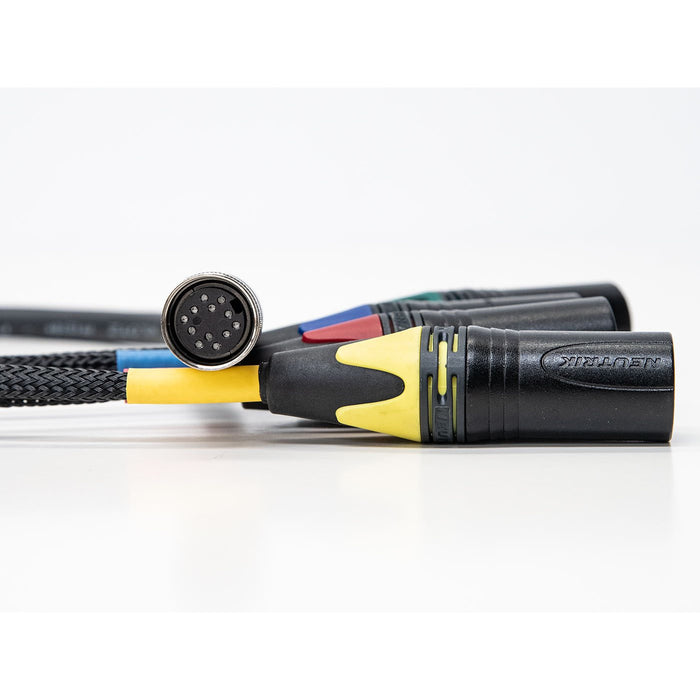 Sennheiser Ambeo Breakout Cable 0.5m - 12 Pin Din Female to 4 x Male XLR