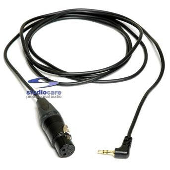 Studiocare 2M Mini Jack 3.5mm to FXLR Microphone Cable (DC Blocked)