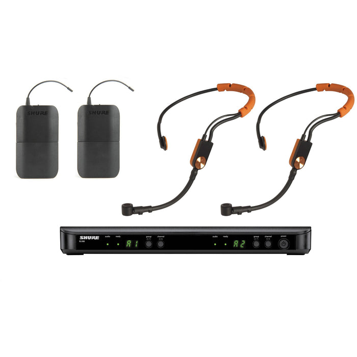 Shure BLX188UK/SM31 - Dual Wireless Headset System with 2x SM31FH Headset 