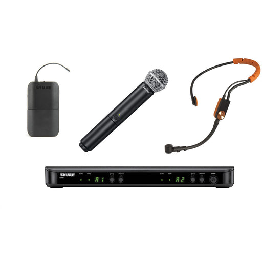 Shure BLX1288UK/SM31 - Wireless System with SM31FH Headset & SM58 Handheld Transmitter 