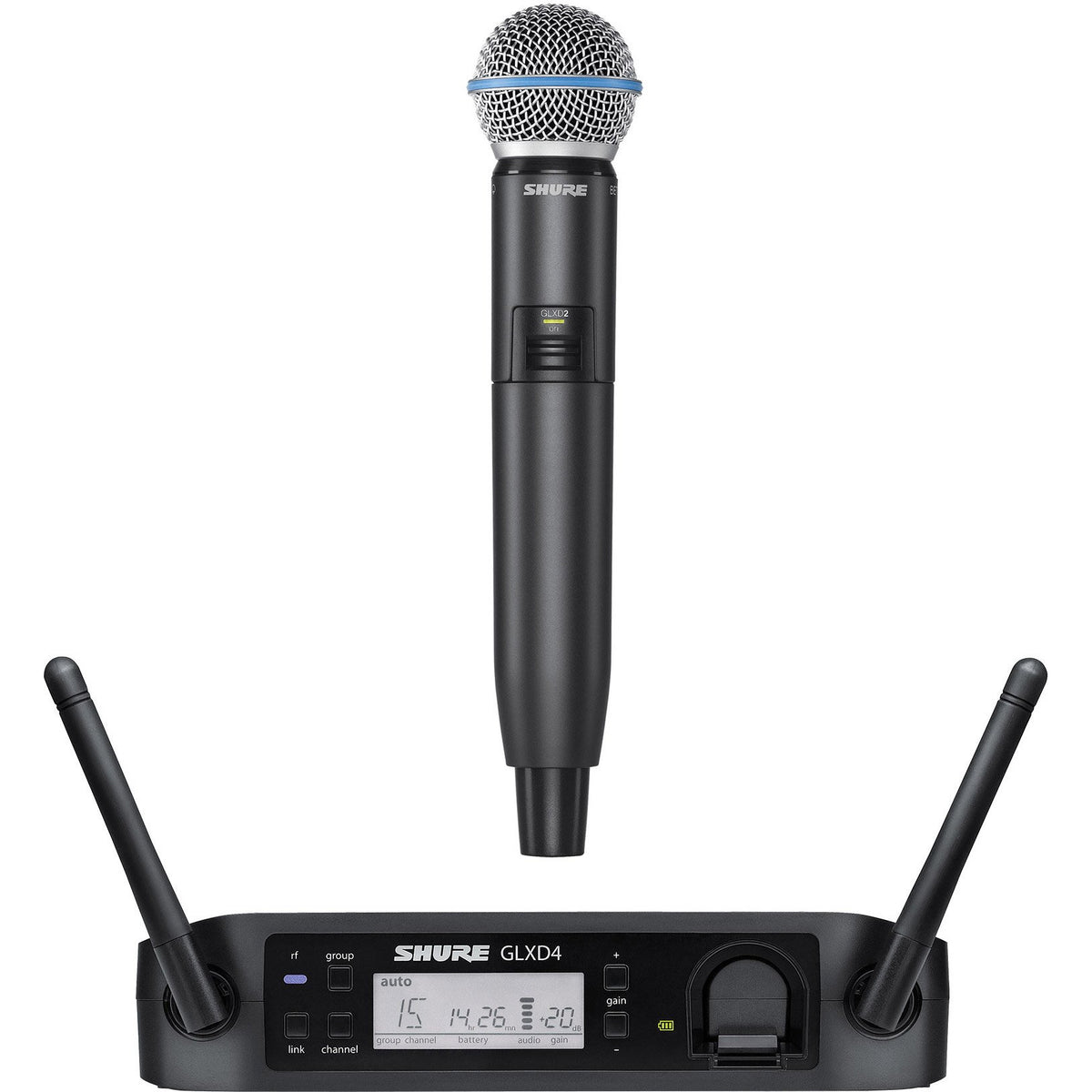 SHURE GLX-D DIGITAL WIRELESS VOCAL　SM58 shure-glxd24r-