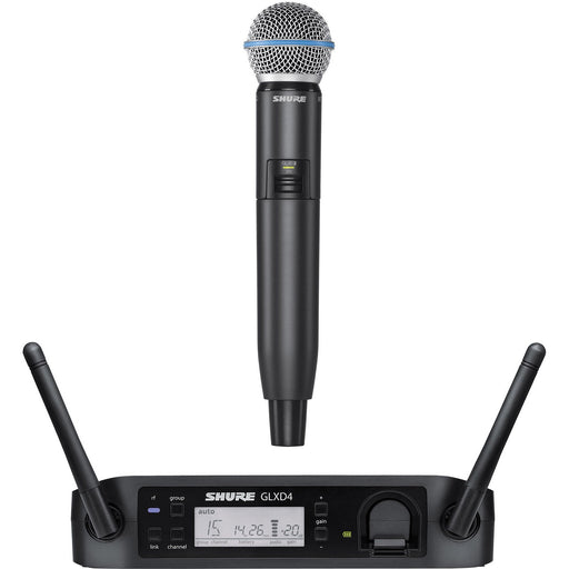 Shure GLXD24UK/B58 - Digital Wireless Vocal System with BETA58 Handheld Transmitter