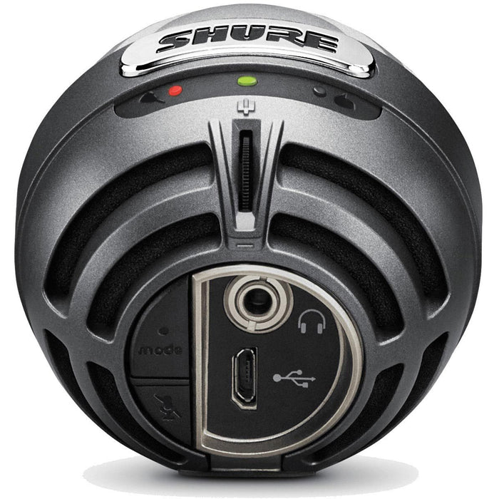 Shure Motiv MV5 - Digital Condenser Mic for Music and Podcasting - Silver