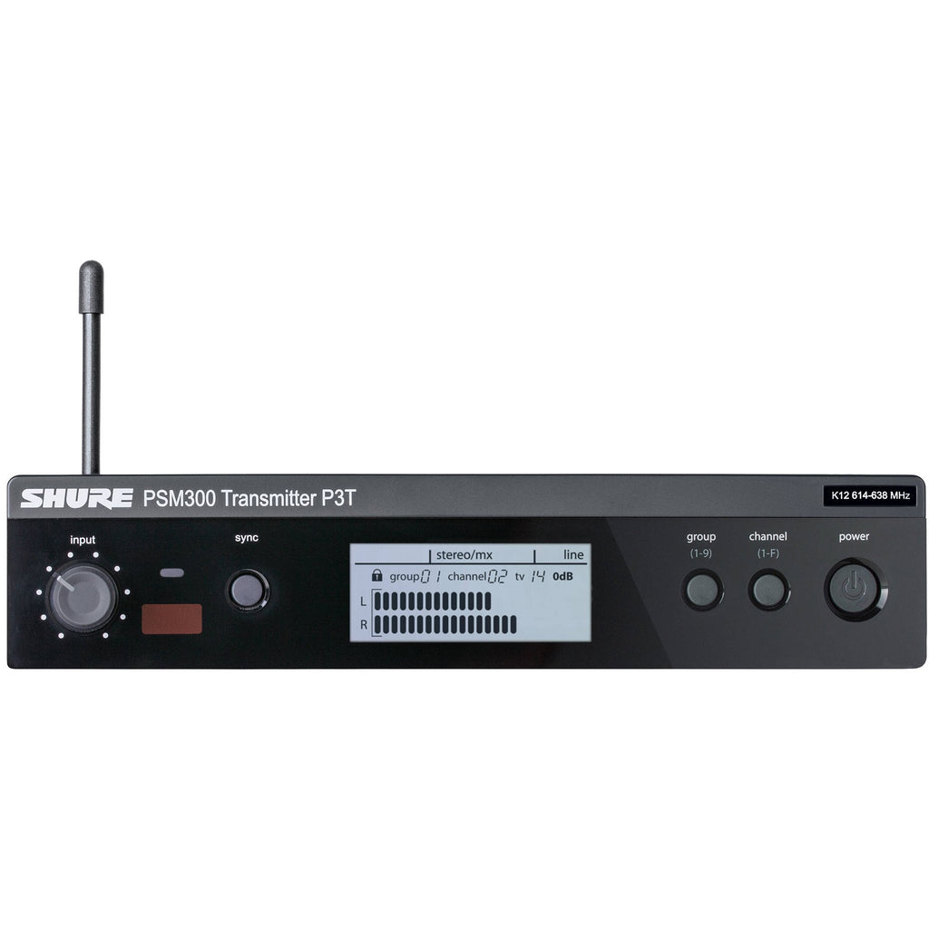ギター SHURE PSM300 Transmitter P3T Shure P3T - PSM300 Wireless IEM Transmitter — Studiocare