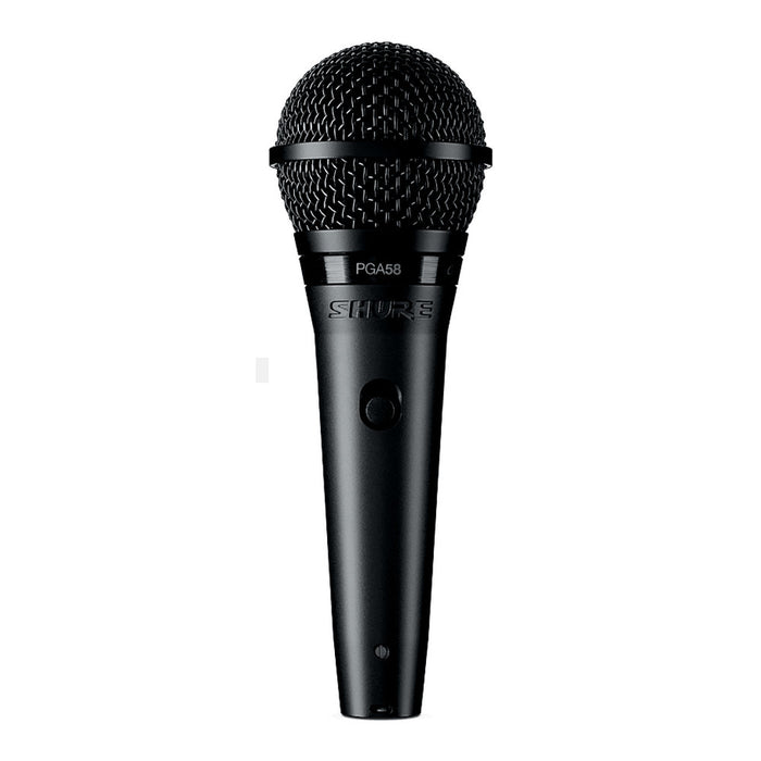 Shure PGA58-QTR-E - Dynamic Vocal Microphone with XLR-to-Jack Cable