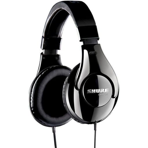 Shure SRH240A Stereo Headphones - closed, dynamic, neodymium driver Headphones