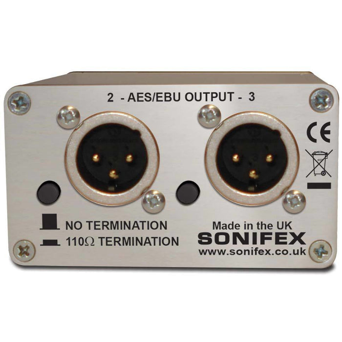 Sonifex CM-AESX3 - Single 3 Way AES/EBU Passive Splitter With XLR Connectors