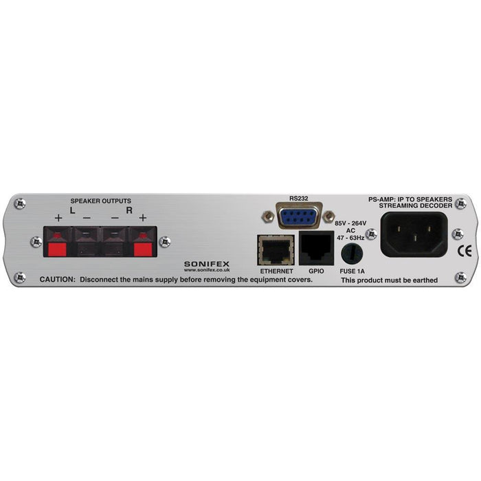 Sonifex PS-AMPS - IP to Speakers Streaming Decoder 1U Rackmount