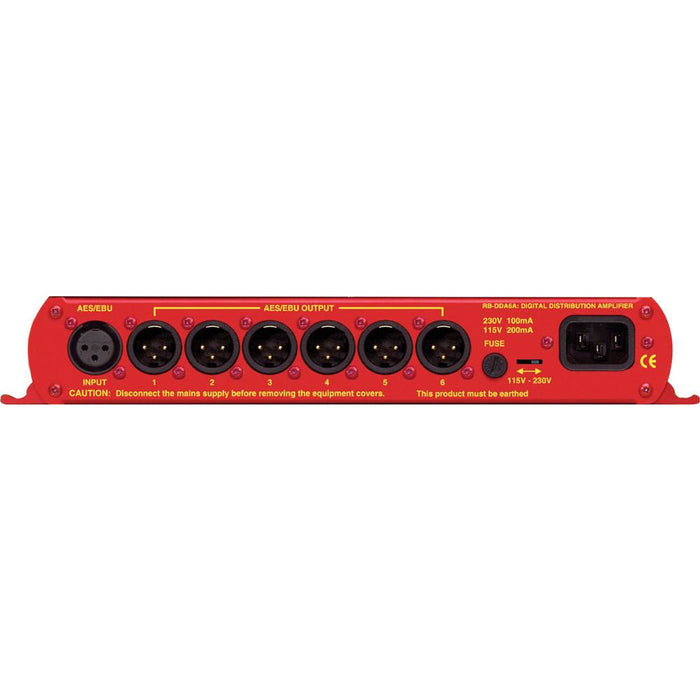 Sonifex RB-DDA6A - 6 Way Stereo AES/EBU Digital Distribution Amplifier