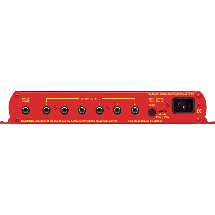 Sonifex RB-DDA6S - 6 Way S/PDIF Digital Distribution Amplifier