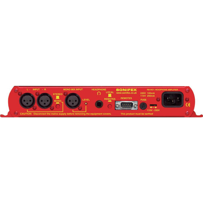 Sonifex RB-HD1 - Stereo Headphone Amplifier (1U)
