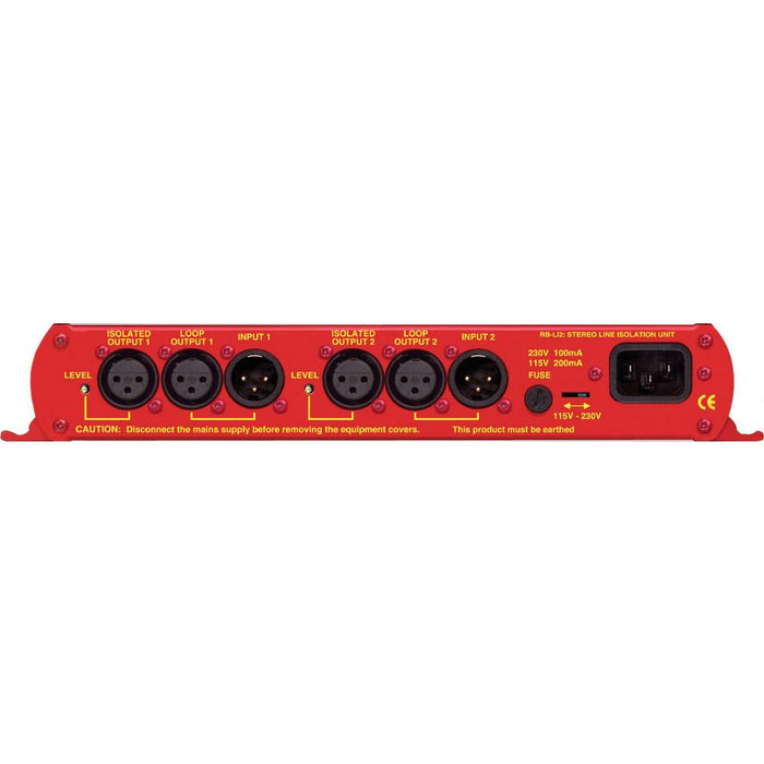 Sonifex RB-LI2 - Stereo Line Isolation Unit
