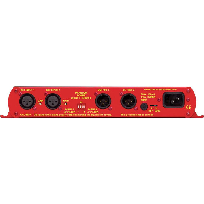 Sonifex RB-MA2 - Dual Microphone Amplifier