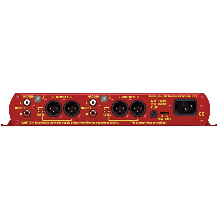 Sonifex RB-PA2 - Dual Stereo RIAA Phono Amplifier