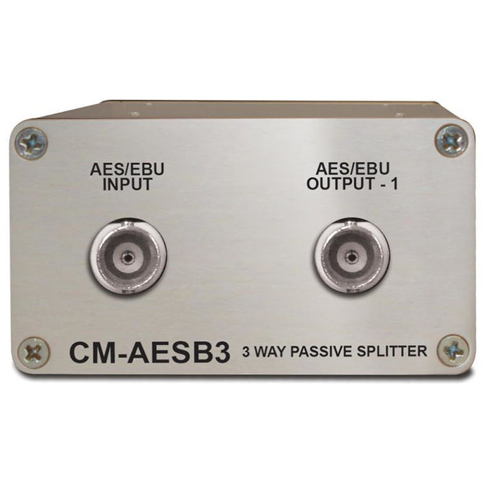Sonifex CM-AESB3 - Single 3 Way Passive AES3ID Splitter With BNC Connectors