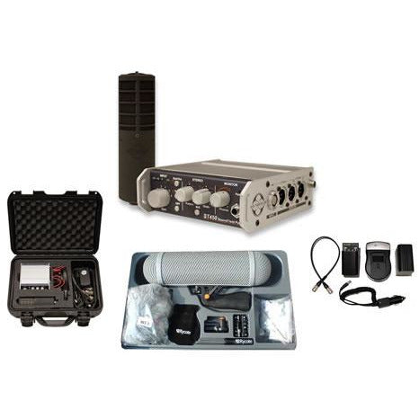 Soundfield ST450 KIT 3 Portable Mic System, Compact Rycote Kit, Battery Kit in Fitted Peli Case
