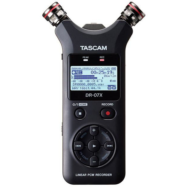 Tascam DR-07X - Stereo Handheld Audio Recorder and USB Audio Interface