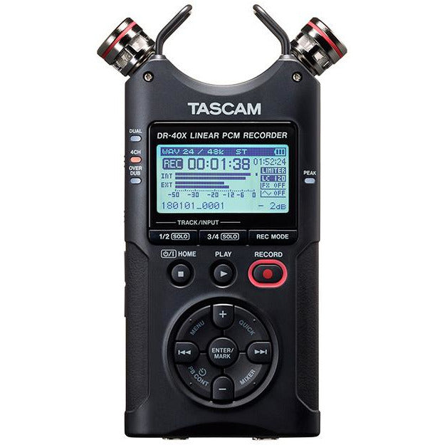 Tascam DR-40X Handheld Recorder