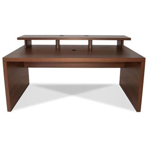 TD Big Slab - Work station with Top Racks. Available in White & Walnut
