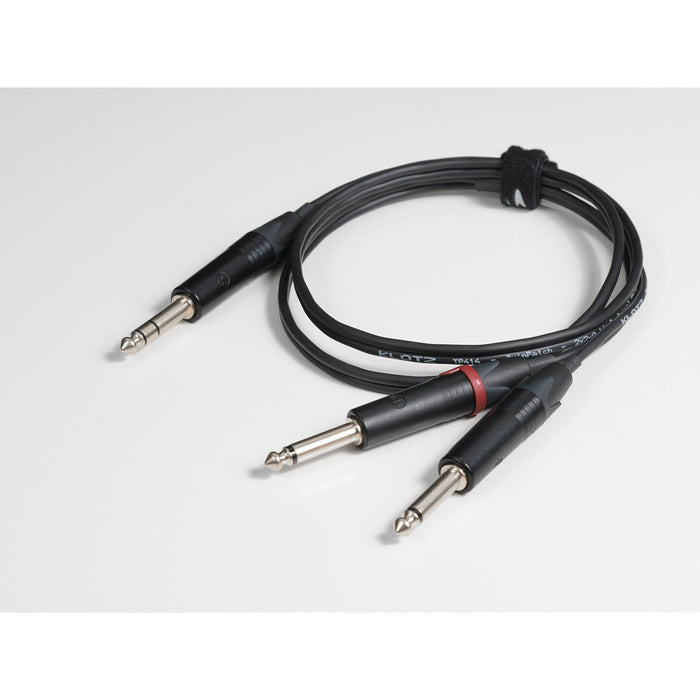 Klotz & Neutrik Stereo Split Cable - 1 Stereo Jack to 2 x Mono (L&R) Jack - 5m