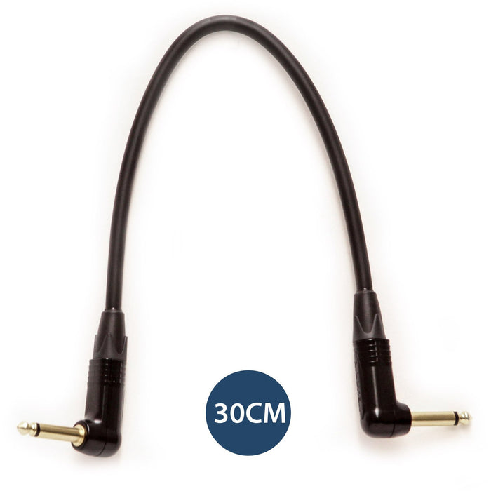 Studiocare Guitar Pedal Patch Cable - Right Angled Jacks 30cm