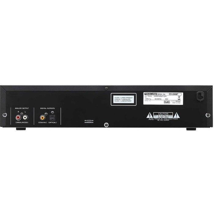 Tascam CD-200BT - CD player with Bluetooth receiver