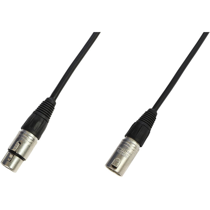 VanDamme XLR Starquad Microphone Cable 30m with Neutrik NC3 Series Connectors 