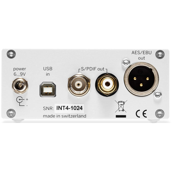 Weiss INT204 - 2 Channel USB, AES/EBU and S/PDIF Interface with DSD