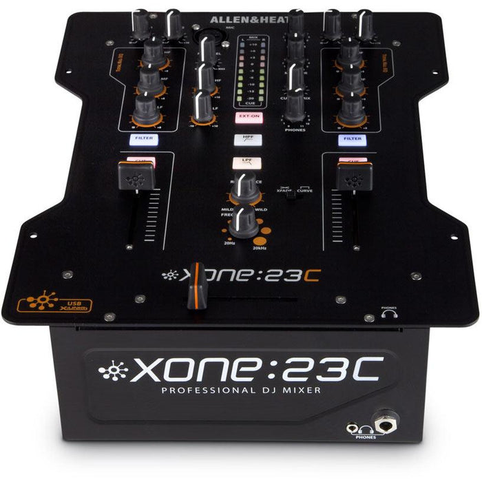 Allen & Heath XONE 23c - 2+2 Channel DJ Mixer with Internal Soundcard