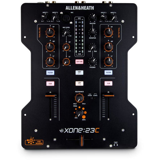 Allen & Heath XONE 23c - 2+2 Channel DJ Mixer with Internal Soundcard Top