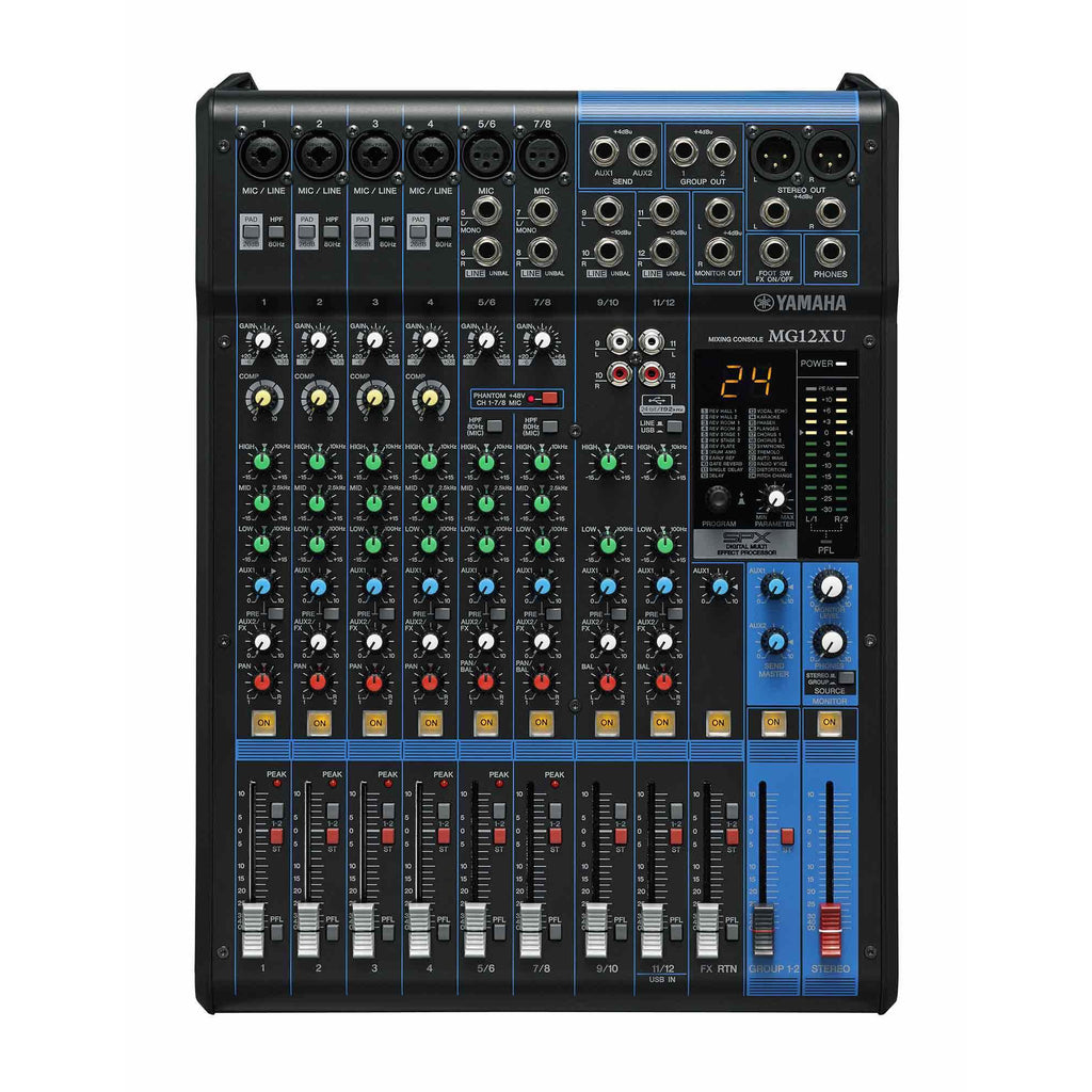 Yamaha MG12XU - 12 Channel Mixer with Effects & USB